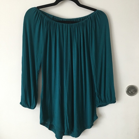 LOFT Tops - LOFT Gathered Neckline Blouse